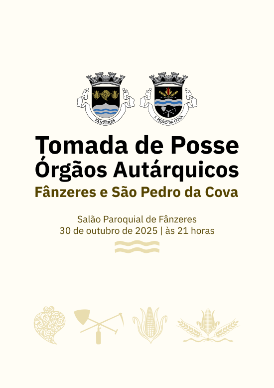 Tomada de Posse Órgãos Autárquicos de Fânzeres e São Pedro da Cova