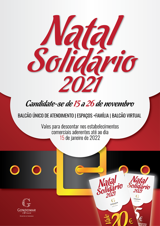 cartaz NATAL SOLIDÁRIO 2021