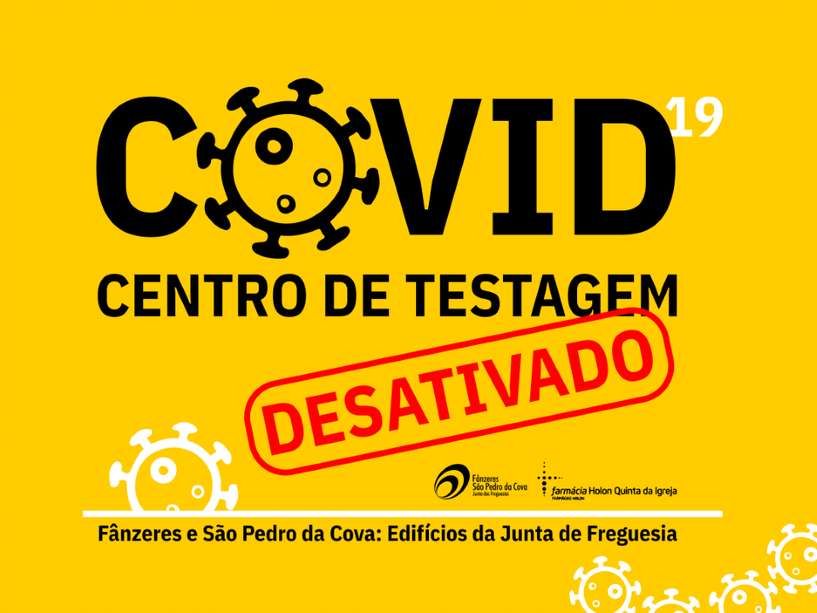 Centro testagem desativado