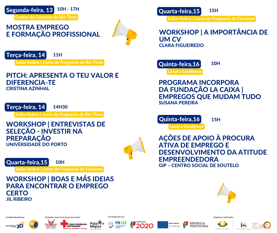 2. Mostra Emprego e Formação Profissional Gondomar 3D CLDS4G
